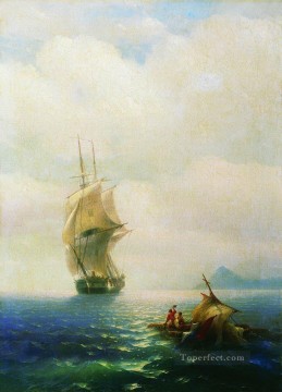 Después de la tormenta 1854 Romántico Ivan Aivazovsky ruso Pinturas al óleo